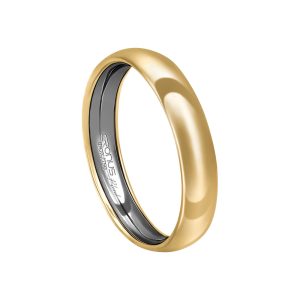 Aliança Envelopada Ouro 18K 4mm 6104