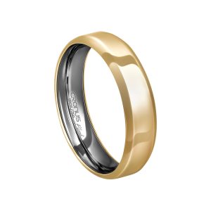 Aliança Envelopada Ouro 18K 5mm 6205