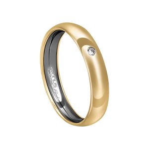 Aliança Envelopada Ouro 18K 4mm 6304