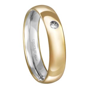 Aliança Envelopada Ouro 18K 5mm 7301