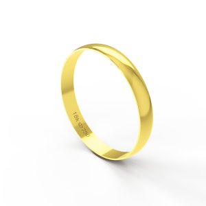 Aliança Ouro 18K 3mm A030