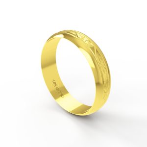 Aliança Ouro 18K 5mm A050