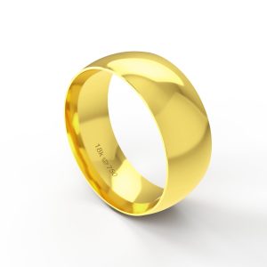 Aliança Ouro 18K 8mm A080R