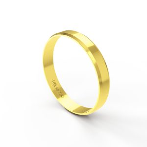 Aliança Ouro 18K 3,4mm A3/7