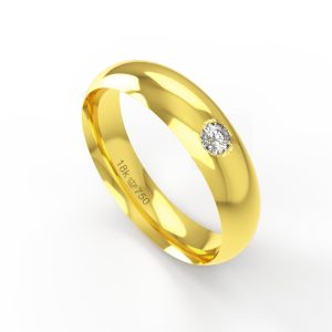Aliança Ouro 18K 5mm A49RA