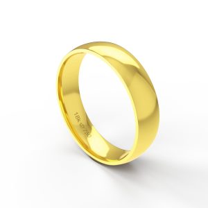 Aliança Ouro 18K 5mm A500RE