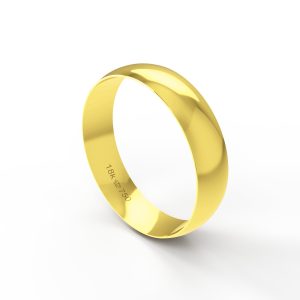 Aliança Ouro 18K 5mm A50RE