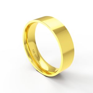 Aliança Ouro 18K 6mm A6/6R