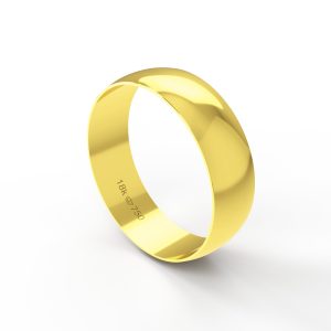 Aliança Ouro 18K 6mm A600