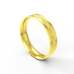 Aliança Ouro 18K 4,5mm ABO46R