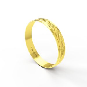 Aliança Ouro 18K 3,8mm AT102