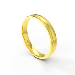 Aliança Ouro 18K 3,5mm AT111R