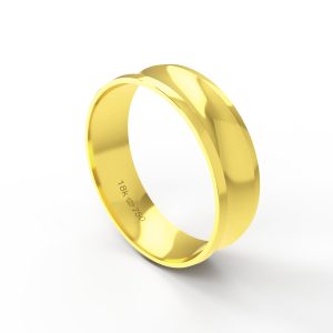 Aliança Ouro 18K 6mm AT113R