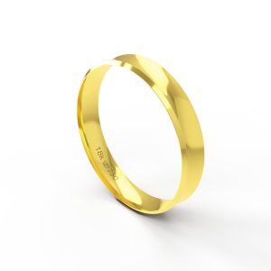 Aliança Ouro 18K 3,9mm AT121R