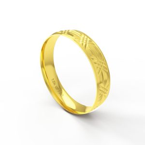 Aliança Ouro 18K 4,5mm AT135R