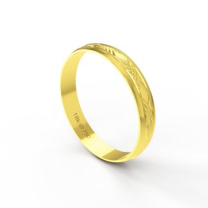 Aliança Ouro 18K 3,6mm AT56