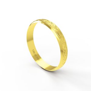 Aliança Ouro 18K 3,6mm AT58