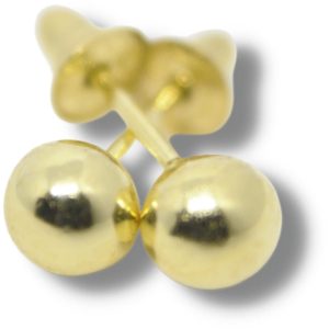 Brinco Ouro 18K 3,5mm B019