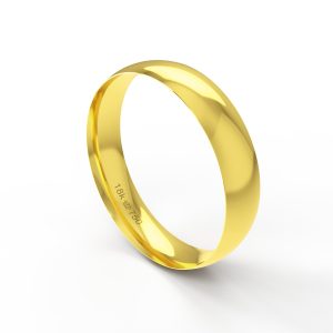 Aliança Ouro 18K 5mm B050R