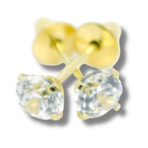 Brinco Ouro 18K 3mm B054