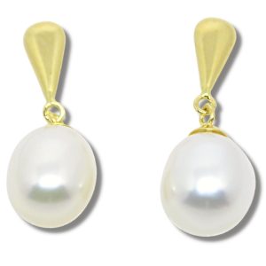 Brinco de Pérola Ouro 18K 20mm B100