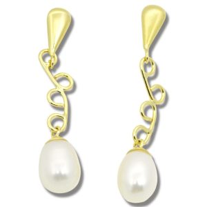 Brinco de Pérola Ouro 18K 5,7mm B198