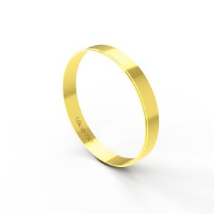 Aliança Ouro 18K 3mm B3/1