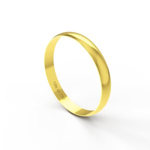 Aliança Ouro 18K 3mm B300
