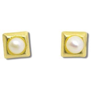 Brinco de Pérola Ouro 18K 2,5mm B719