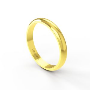 Aliança Ouro 10K 3,2mm BA032