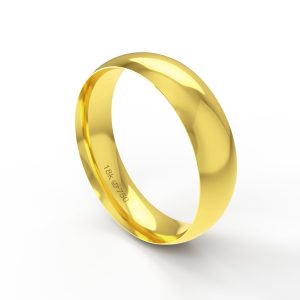 Aliança Ouro 10K 6mm BA060R