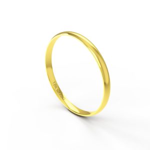 Aliança Ouro 10K 2mm BA20RE