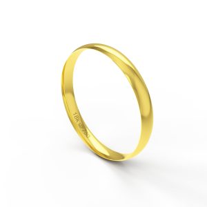 Aliança Ouro 10K 2,8mm BA280R