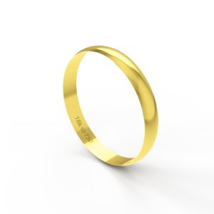 Aliança Ouro 10K 3,1mm BA300E