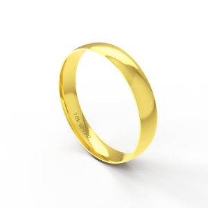Aliança Ouro 10K 3,9mm BA390R