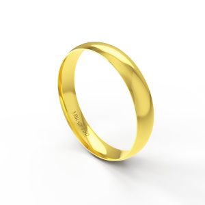 Aliança Ouro 10K 4mm BA40RE