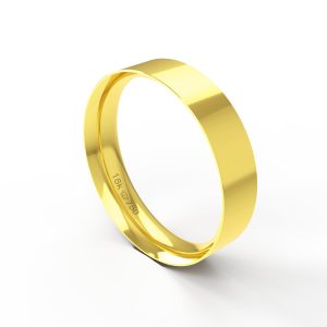 Aliança Ouro 10K 5mm BA5/5R