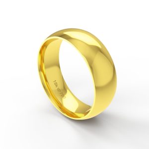 Aliança Ouro 10K 7mm BA700RE