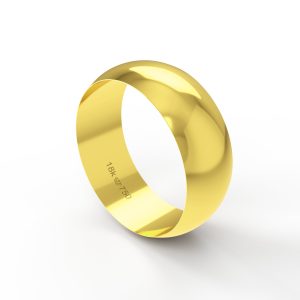 Aliança Ouro 10K 7,5mm BA750