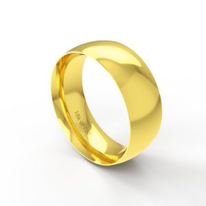 Aliança Ouro 10K 7,5mm BA750R