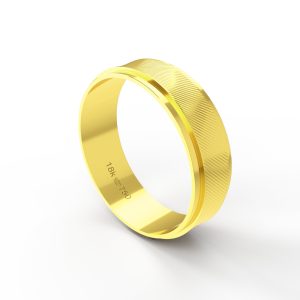 Aliança Ouro 10K 6mm BAT104