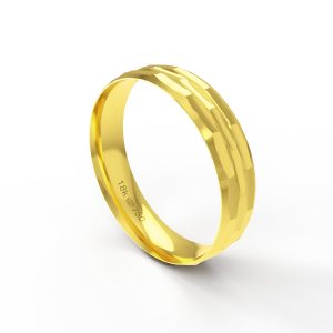 Aliança Ouro 10K 5mm BAT118R