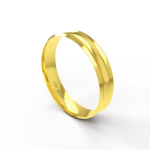 Aliança Ouro 10K 4,6mm BAT129R