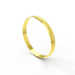Aliança Ouro 10K 2,5mm BAT38