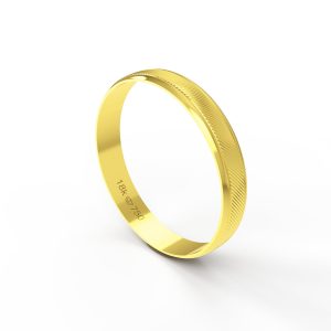 Aliança Ouro 10K 3,5mm BAT62