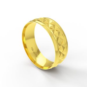 Aliança Ouro 10K 7mm BAT70R