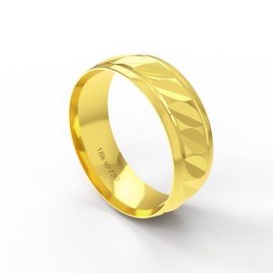 Aliança Ouro 10K 7mm BAT71R