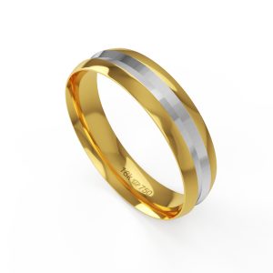 Aliança Ouro 10K 5mm BAT88R