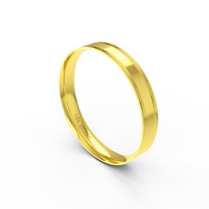 Aliança Ouro 10K 3,5mm BAT98R