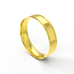 Aliança Ouro 10K 5mm BAT99R